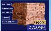 K Carrim Clay Bricks-Per 1000 offer