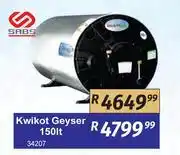 K Carrim Kwikot 150Ltr Geyser 34207 offer