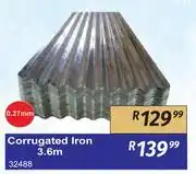 K Carrim Corrugated Iron 3.6m (0.27mm) 32488 offer