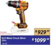 K Carrim Ingco Drill Metal Chuck 96Nm 20V 50193 offer