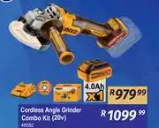 K Carrim Ingco Cordless Angle Grinder Combo Kit 20V 48582 offer