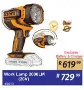 K Carrim Ingco Work Lamp 2000LM (20V) 49010 offer