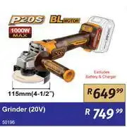 K Carrim Ingco Grinder 20V 115mm (4-1/2) 50196 offer