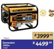 K Carrim Ingco 2800W Generator 31427 offer