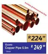 K Carrim Econo Copper Pipe 5.5m 15mm offer