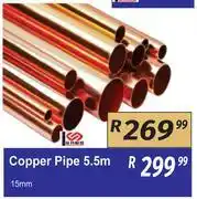 K Carrim Copper Pipe 5.5m 15mm offer