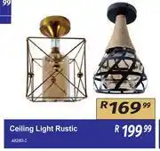 K Carrim Ceiling Light Rustic 48280-2 offer