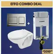 K Carrim Effo Wall Hung Pan+Soft Close Seat Square+Geberit Alpha System+Flush Plate-Combo Deal offer