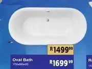 K Carrim Oval Bath 1700 x 800 x 420 offer