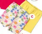 PEP Baby Girls 2 Pack Cycle Shorts (0-24 Months)-Per Pack offer
