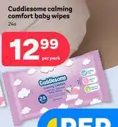 PEP Cuddlesome Calming Comfort Baby Wipes-24s Per Pack offer
