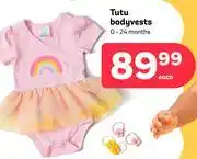 PEP Tutu Body Vests 0-24 Months-Each offer