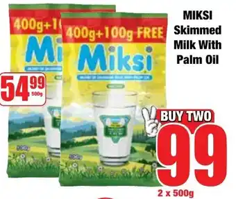 Boxer Superstores MIKSI Skimmed Milk With Palm Oil offer
