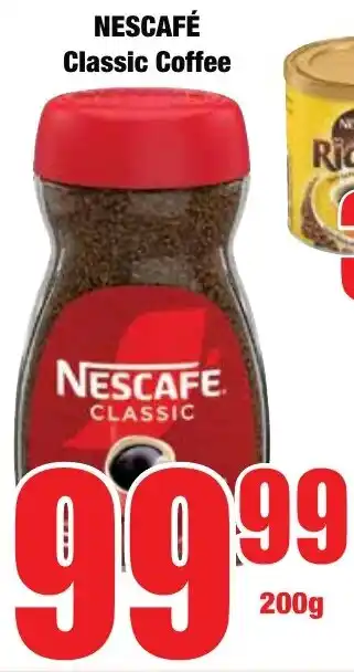 Boxer Superstores NESCAFÉ Classic Coffee offer