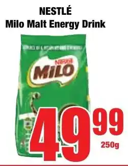 Boxer Superstores NESTLÉ Milo Malt Energy Drink offer