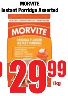 Boxer Superstores MORVITE Instant Porridge Assorted offer