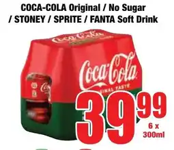Boxer Superstores COCA-COLA Original/ No Sugar/ STONEY/ SPRITE/ FANTA Soft Drink offer