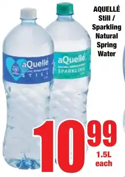 Boxer Superstores AQUELLÉ Still/ Sparkling Natural Spring Water offer