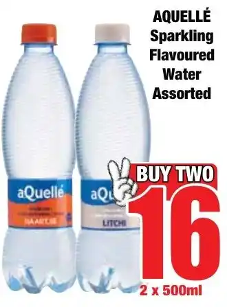 Boxer Superstores AQUELLÉ Sparkling Flavoured Water Assorted offer