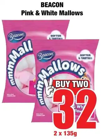 Boxer Superstores BEACON Pink & White Mallows offer