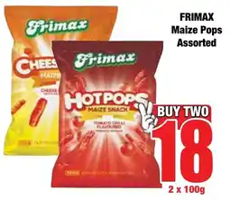 Boxer Superstores FRIMAX Maize Pops Assorted offer