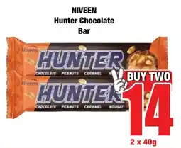 Boxer Superstores NIVEEN Hunter Chocolate Bar offer
