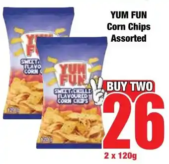 Boxer Superstores YUM FUN Corn Chips Assorted offer