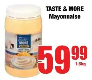 Boxer Superstores TASTE & MORE Mayonnaise offer