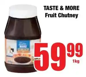 Boxer Superstores TASTE & MORE Fruit Chutney offer