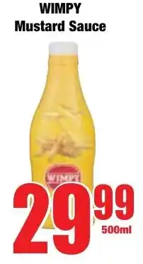 Boxer Superstores WIMPY Mustard Sauce offer