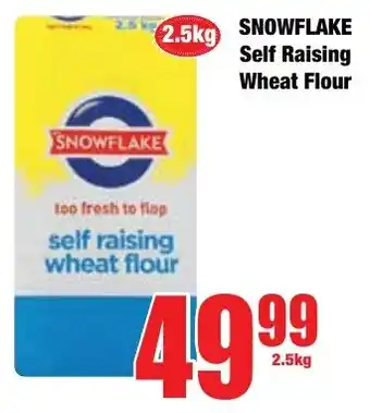 Boxer Superstores SNOWFLAKE Self Raising Wheat Flour offer