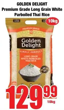 Boxer Superstores GOLDEN DELIGHT Premium Grade Long Grain White Parboiled Thai Rice offer