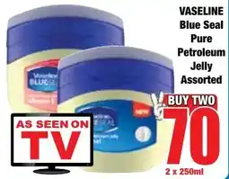 Boxer Superstores VASELINE Blue Seal Pure Petroleum Jelly Assorted offer