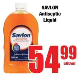 Boxer Superstores SAVLON Antiseptic Liquid offer