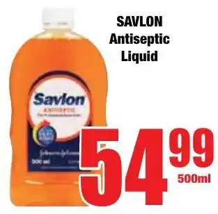 Boxer Superstores SAVLON Antiseptic Liquid offer