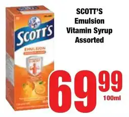 Boxer Superstores SCOTT'S Emulsion Vitamin Syrup Assorted offer