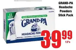 Boxer Superstores GRAND-PA Headache Powders Stick Pack offer