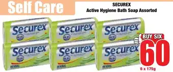 Boxer Superstores SECUREX Active Hygiene Bath Soap Assorted offer
