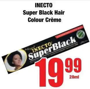 Boxer Superstores INECTO Super Black Hair Colour Crème offer