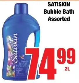 Boxer Superstores SATISKIN Bubble Bath Assorted offer