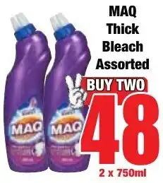 Boxer Superstores MAQ Thick Bleach Assorted offer