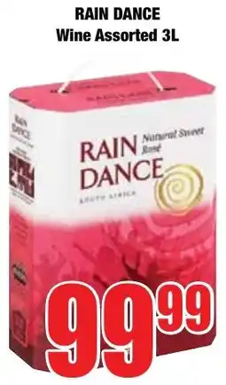 Boxer Superstores RAIN DANCE Wine Assorted offer
