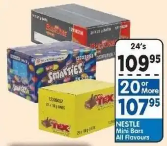 DB Cash And Carry NESTLE Mini Bars All Flavours offer