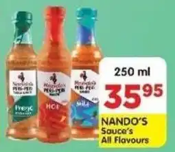 DB Cash And Carry NANDO'S Sauce's All Flavours offer