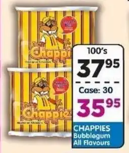 DB Cash And Carry CHAPPIES Bubblegum All Flavours offer