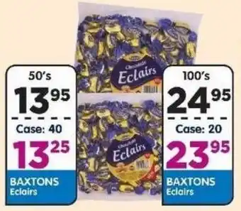 DB Cash And Carry BAXTONS Eclairs offer