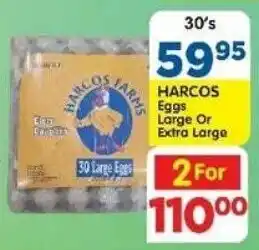 HARCOS Eggs Large Or Extra Large