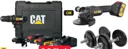 Makro CAT 18 V Impact Drill Kit or 115 mm 18 V Brushless Angle Grinder Kit offer