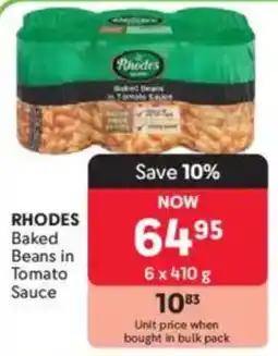 Makro RHODES Baked Beans in Tomato Sauce offer