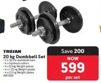 Makro TROJAN Dumbbell Set offer